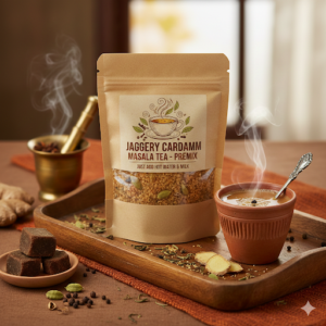 Jaggery Cardamom Masala Tea Premix